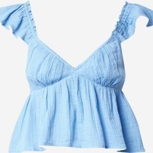 Hollister Babydoll Ruffle Top